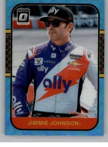 2020 Donruss Optic Carolina Blue Wave #63 Jimmie Johnson Hendrick Chevy Racing - Bild 1 von 2