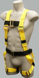 FrenchCreek Fall Safety 530 Full Body Harness w Mating Buckle Leg Straps XL - Picture 1 of 3