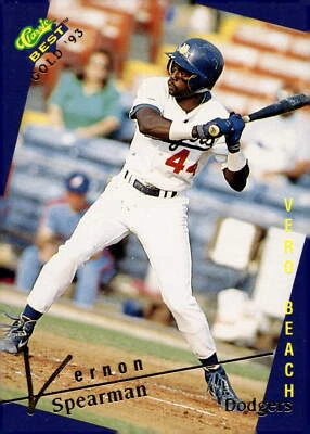 1993 Classic Best Gold #180 Vernon Spearman - Image 1 of 2