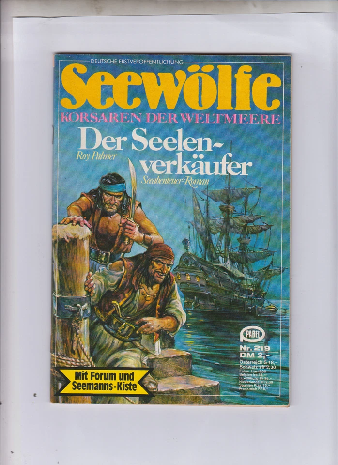 Seewölfe Nr. 219 (0-1) mit einer Beilage - 8 Seitige Leseprobe Mythor 1 (0-1) - Bild 1 von 1