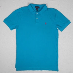 Polo Ralph Lauren YOUTH (18/20) Polo Shirt Short Sleeve Teal Size XL - Picture 1 of 5