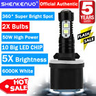 For 2000-2006 GMC Yukon XL 1500 2500 LED Fog Driving Light 880 6000K White Bulbs