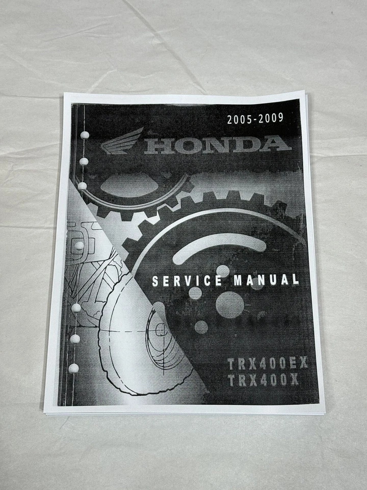 Service Shop Repair Manual 2005-2009 Honda Sportrax 400 TRX400EX TRX400X TRX400 - Image 1 of 3