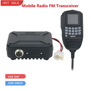 QYT WP-12 Mini Mobile Radio FM Transceiver 25W 200CH VHF UHF Car Radio Station - Zdjęcie 1 z 12