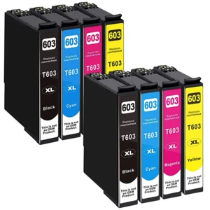 8Patronen für Epson 603 XL Epson Expression Home XP-2150 XP-3155 XP-3150 XP-4155 - Bild 1 von 8
