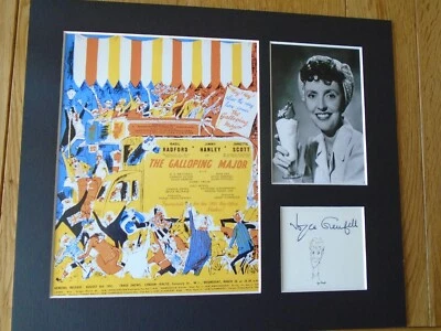 Joyce Grenfell Genuine Signed Authentic Autograph - UACC / AFTAL. - Image 1 of 2