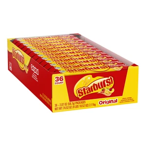 Starburst Original volle Größe fruchtige Kaubonbons, 36 ct./2,07 oz. KOSTENLOSER VERSAND - Bild 1 von 2