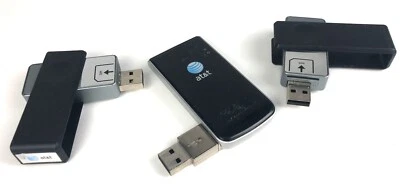 AT&T Aircard G10322 & N7NU305 Lot Of 3 Internet Modem Plug In Laptop SIM - Image 1 of 3