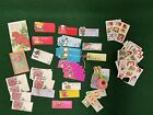 Lot of  50+ Vintage Christmas Gift Tags Seals 1960’s 70’s Mid Century Retro Cool