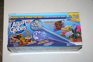 Aqua Watering Globes Plant Watering Glass, Plant Watering Globe 2 Pack Large NEW - Picture 1 of 7