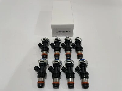8 NEW OEM FUEL INJECTORS 17113553 00-07 GMC CADILLAC CHEVROLET H2 4.8L 5.3L 6.0L - Image 1 of 4