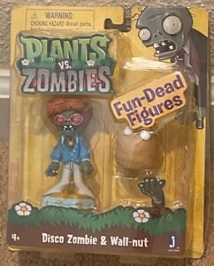 RARE 2013 Plants vs. Zombies DISCO ZOMBIE & WALL-NUT Fun-Dead Figures