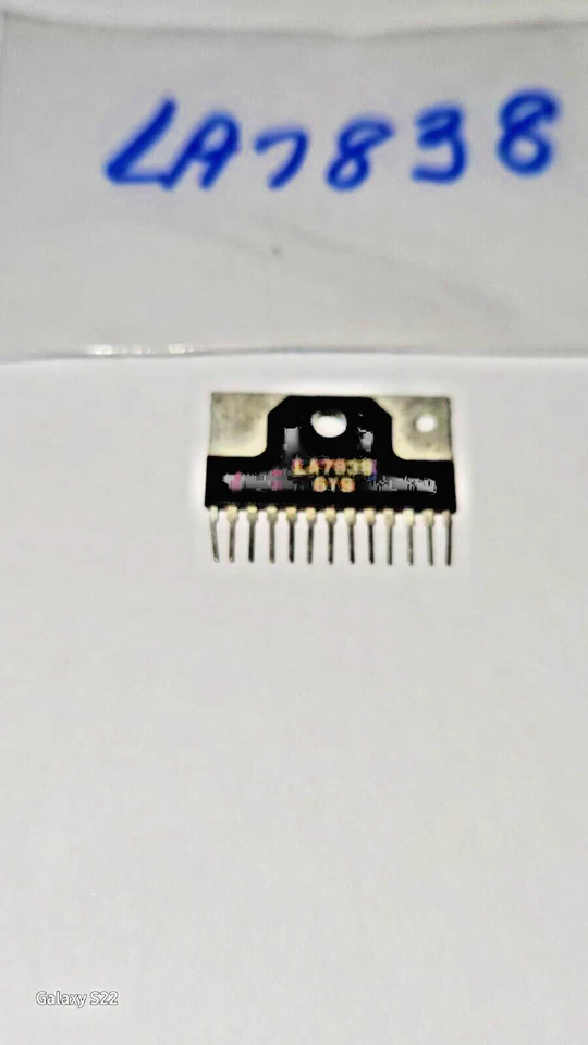 SANYO VERTICAL IC LA7838 USADO EN DIVERSAS APLICACIONES Foto 1 de 1