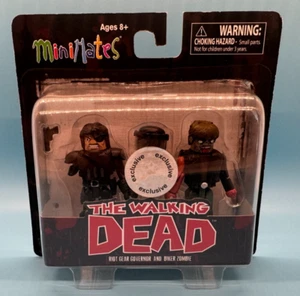 Walking Dead Minimates TRU Exclusive Riot Gear Governor & Biker Zombie Series 4 - Picture 1 of 6