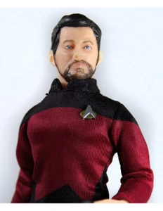 MEGO TV STAR TREK THE NEXT GENERATION - WILL RIKER VINTAGE ACTION FIGURE NEW - Imagen 1 de 4