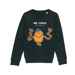 Mr Men Sweatshirt Mr. Tickle Long Sleeve Kids Unisex Jumper Pullover - Picture 1 of 16