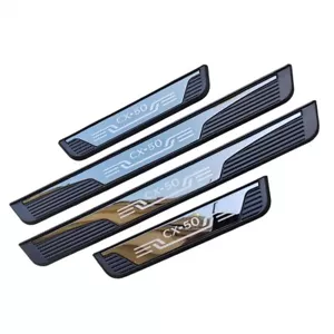 For 2025 Mazda CX-50 CX50 Chrome Car Door Sill Scuff Plate Guard Protector Cover - Picture 1 of 24