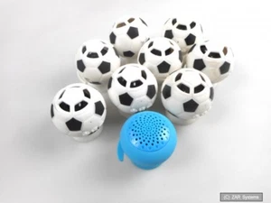 9x głośnik Bull-Products Bluetooth Box 8x piłka nożna, 1x niebieski, dla hobbystów PRZECZYTAJ - Zdjęcie 1 z 1