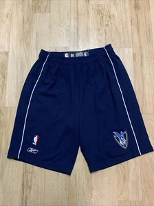 Vintage Dallas Mavericks NBA Shorts Authentic Reebok Sz M Embroidered Rare Navy - Picture 1 of 8