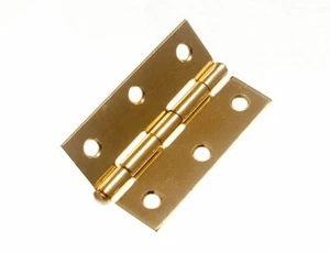 100 x cerniere a testa per porta con perno allentato EB ottone placcato 75 mm (3 pollici) | Onestopdiy Ne - Foto 1 di 1