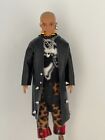 Ken doll restyled in handmade PUNK GOTH clothes custom accessories FREE POST (R)