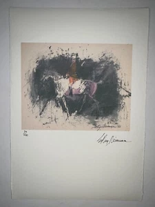 LeRoy Neiman Original Vintage Art Print Lithograph Signed Limited with COA - Picture 1 of 3