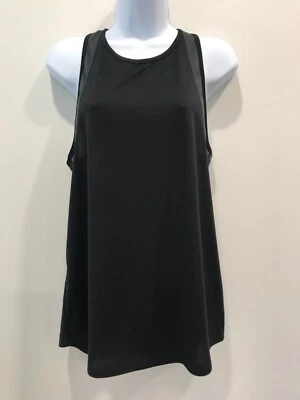 UNDER ARMOUR ATHLETIC TANK HEATGEAR RACERBACK FITTED SHIRT SIZE M BLACK - Image 1 of 4