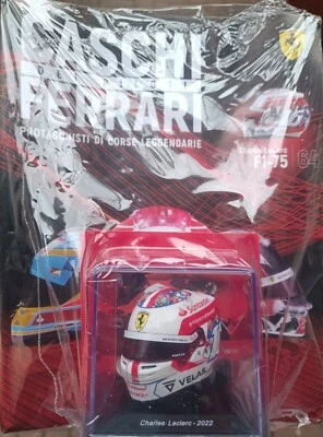 Charles Leclerc 2022 Gran Premio De Francia Casco Pilotos Ferrari64 - Imagen 1 de 4