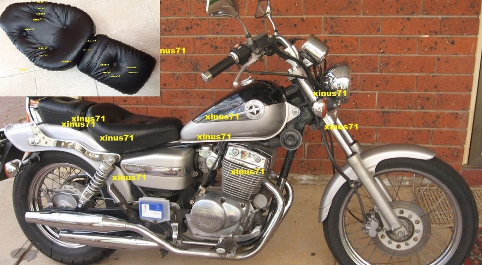 Seat Set Front Rear for Honda Rebel 250 CMX250C Complete Sythentic Leather USA  - Image 1 of 4