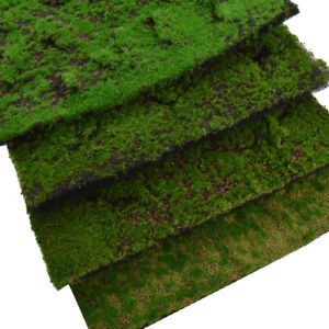 Artificial Moss Mat Roll Wall Turf Fairy Garden Lawn Garland Decor DIY Supplies 