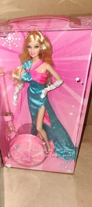 Hermosa muñeca Barbie feliz cumpleaños etiqueta rosa 2008 Mattel N2440 nueva rara - Imagen 1 de 9