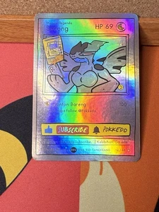 Sekong Zerom Pokkedo Holo Set V2 Fan Art Rare Karte Pokemon - Bild 1 von 3