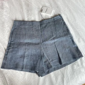 Pantalones Cortos Theory CLN TB Talla 6 Nuevos con Etiquetas | Denim Lavado Ligero Crujiente P0303201 RT $215 - Imagen 1 de 13