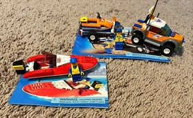 LEGO CITY: Coast Guard 4WD & Jet Scooter (7737) + Extra Speedboat (4641)