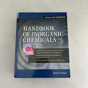 Handbuch der anorganischen Chemikalien Hardcover Pradyot Patnaik Chemie Lehrbuch - Bild 1 von 8
