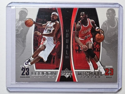 勒布朗·詹姆斯 2005 Upper Deck 双 LJMJ #6 — 第 1/2 张图片