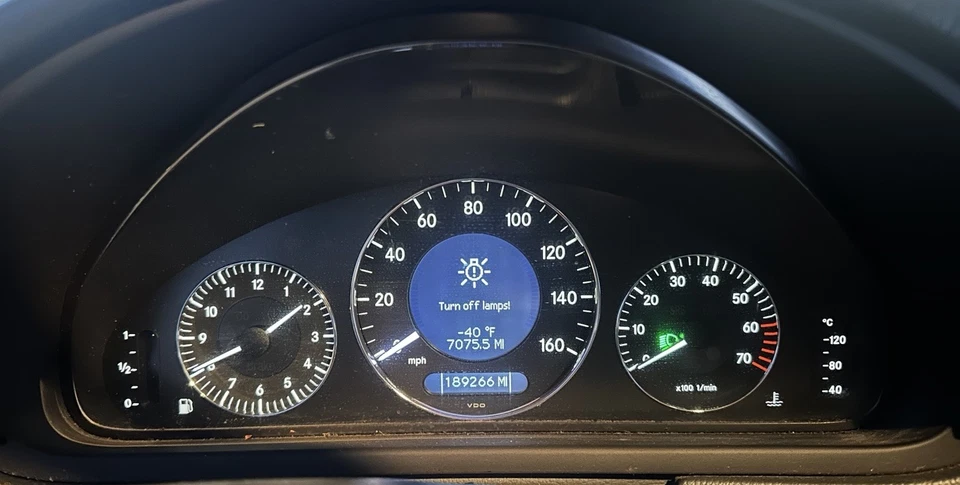 ✅ Cuadro de instrumentos velocímetro 189K Mercedes CLK350 CLK500 2003-09 OEM ✅ Foto 1 de 4