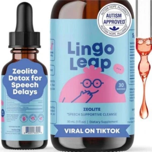 Gotas de zeolita LingoLeap para niños | Ayuda natural para el desarrollo del habla + vitaminas B - Imagen 1 de 13