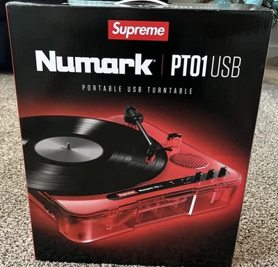 Supreme Numark PT01 Portable Turntable Us Plug - Photo 1/3