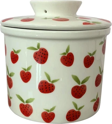 French Butter Crock for Counter With Water Line French Butter Dish for Counter - Image 1 of 4