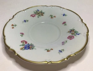 Hutschenreuther Selb Pasco Mayfair Platillo 6 1/4 Pulgadas Floral Borde Dorado Alemania - Imagen 1 de 14