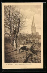 Ansichtskarte Bitterfeld, Loberbrücke an der Kaiserstraße - Picture 1 of 2