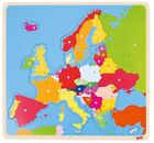 Einlegepuzzle EUROPA Holzpuzzle Lernpuzzle Erdkunde Länder Setzpuzzle 35 Teile
