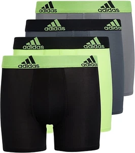 Adidas Kids L125227 Performance Boxer Briefs Underwear 4-Pack Boy's Size XL - Picture 1 of 2