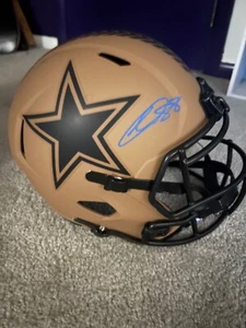 Ceedee Lamb Autographed Full Size Speed Rep helmet With Fanatics COA - Picture 1 of 3