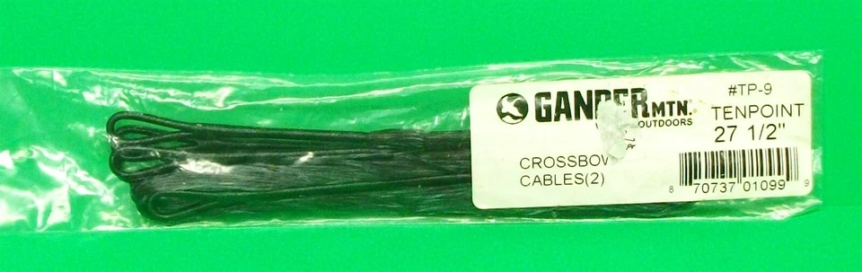 New Gander Mtn Cable Set for TenPoint Crossbows 458 Mag, Elite X2 & more 27 1/2" - Image 1 of 1