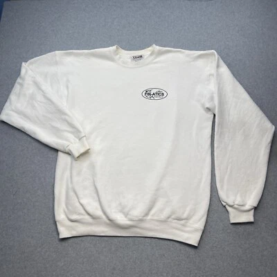 Vintage 90s Yellowfin Tuna Sweatshirt Men’s Size M White Made In USA Distressed - Image 1 of 4