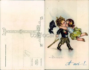 PROPAGANDA WW2-AUTORE BUSI-BAMBINI-BALILLA-A NOI-C56-149 - Picture 1 of 1