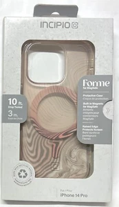 Incipio - Forme Protective MagSafe Case for iPhone 14 Pro - Topographic Pink - Picture 1 of 3