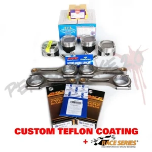 YCP 76mm HONDA D16 Vitara TEFLON COATED Pistons NPR Rings+ACL Race Bearings - Picture 1 of 8